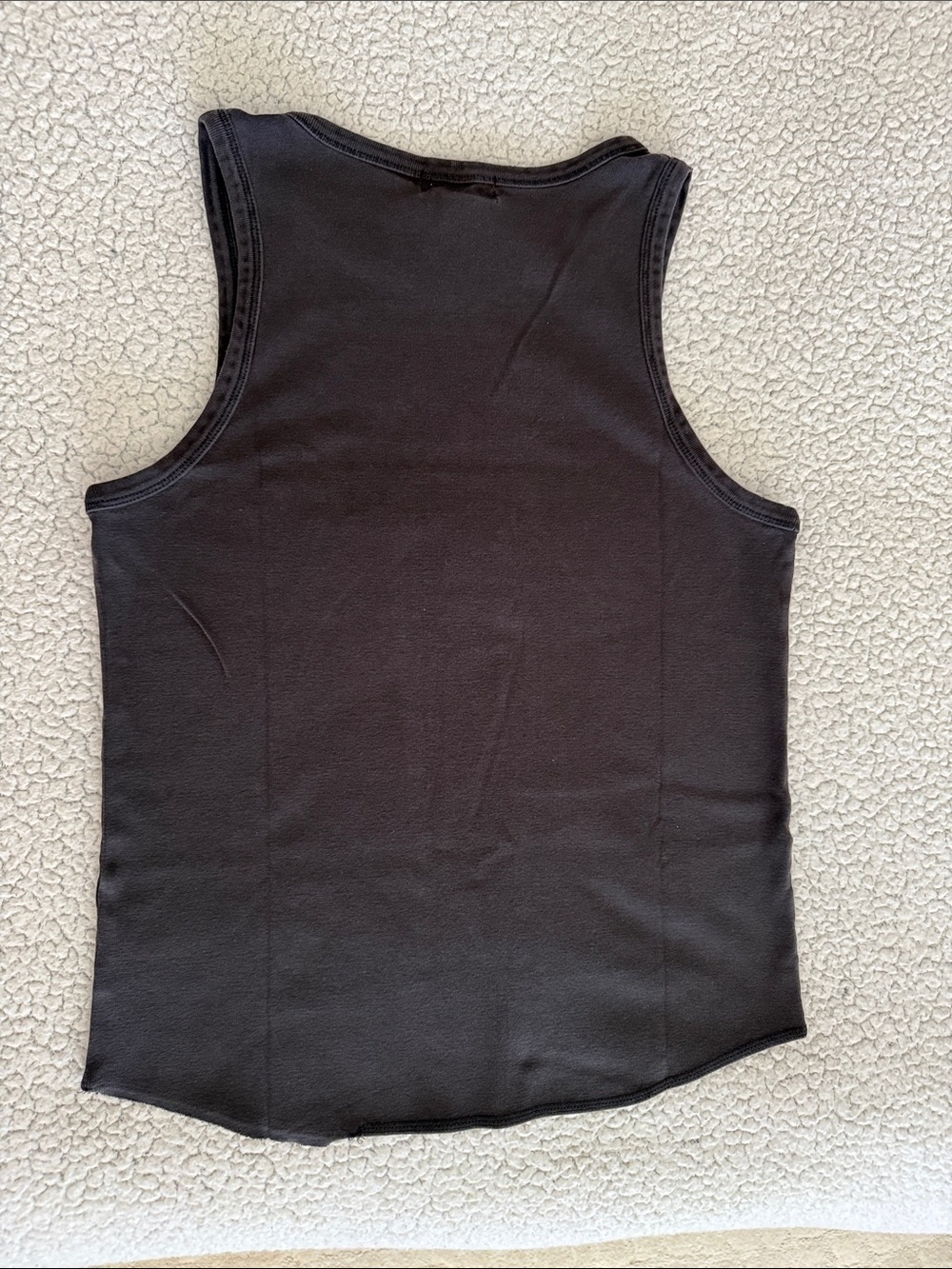 GAP Black Ribbed Tank Top - Picture 4 of 5